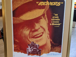 Steve McQueen Reivers Framed Poster