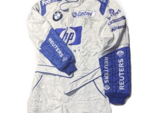 Juan Pablo Montoya Autographed Suit