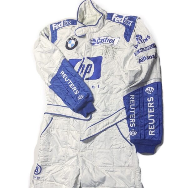 Juan Pablo Montoya Autographed Suit