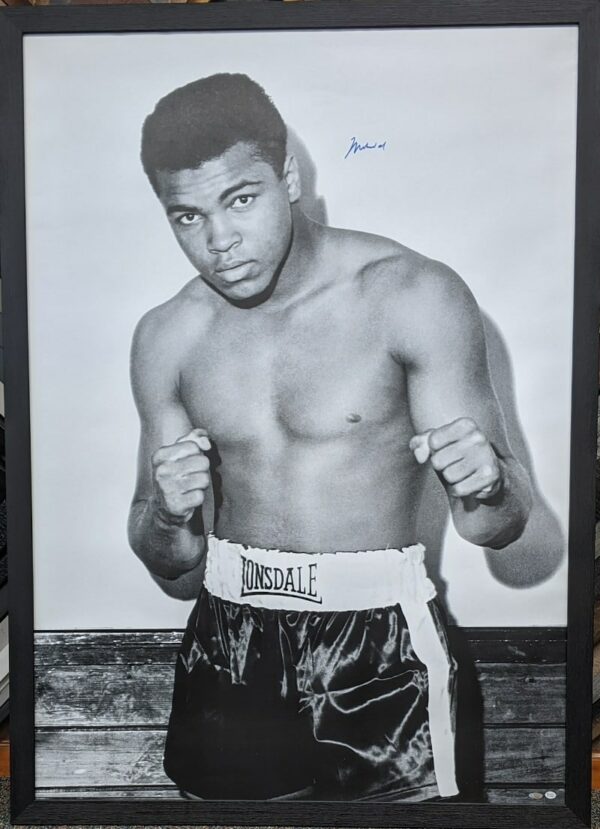 Poster Signed by Muhammad Ali