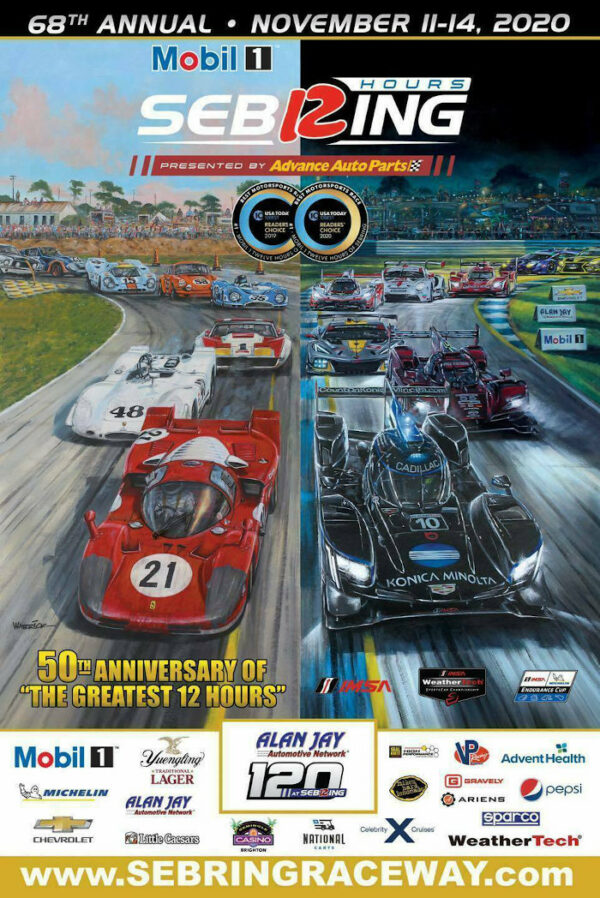 Sebring 2020 Poster by Roger Warrick