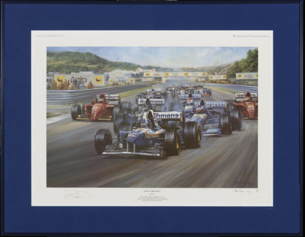 Triple Achievement David Coulthard Print