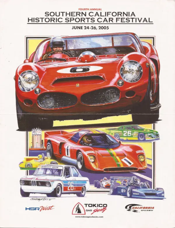 Historics 2005- Phil Hill Ferrari Poster - Hector Cademartori