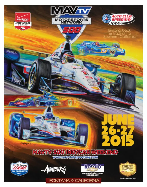 MAVTV 500 - 2015 Poster - IndyCar - Hector Cademartori