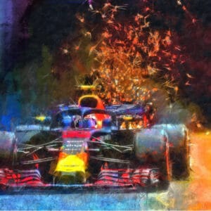 Max Verstappen Orange Crush - Alan Greene