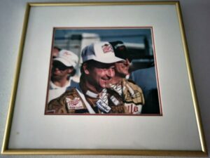 Brilliant Bob Wollek at Daytona Autographed Framed Photo