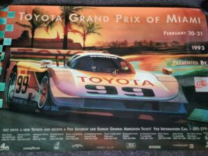 Toyota Grand Prix of Miami Poster