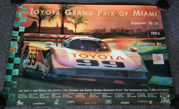 Toyota Grand Prix of Miami Poster