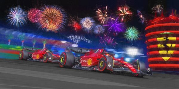First Blood Ferrari Print - Alan Greene