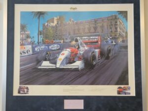 Framed Master of Monaco Senna - Nicholas Watts