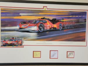 Victory for Ferrari Le Mans 2023 Framed Print - Nicholas Watts