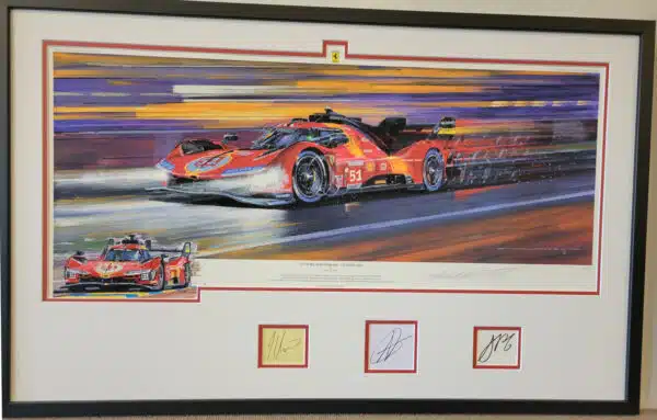 Victory for Ferrari Le Mans 2023 Framed Print - Nicholas Watts