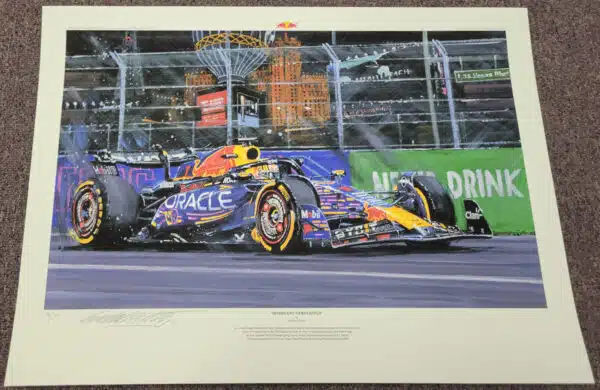 Dominant Verstappen Print by Nicholas Watts